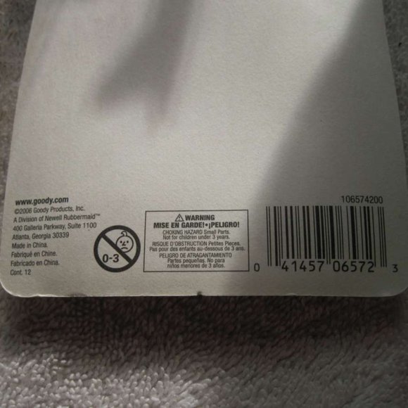 12 Goody Basic Plain Silver Metal So Secure Snap Hair Styling Clips Stamped Name - Picture 8 of 8